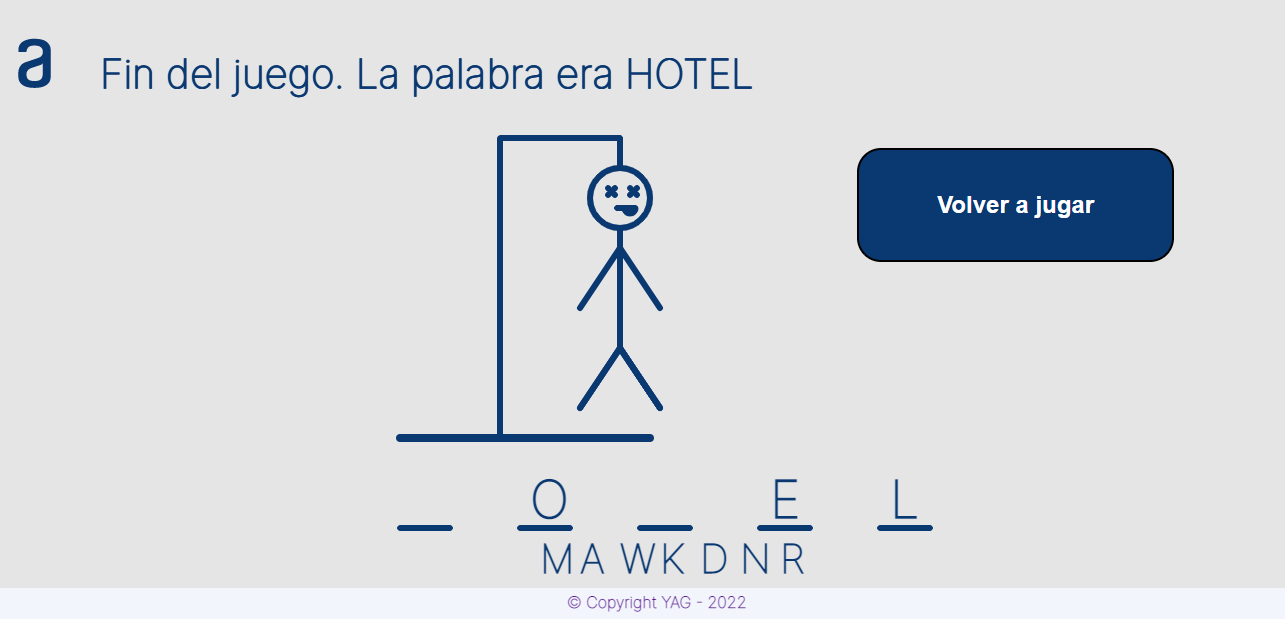 Juego del Ahorcado